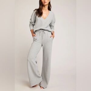 NWOT Waffle Knit Track Pant